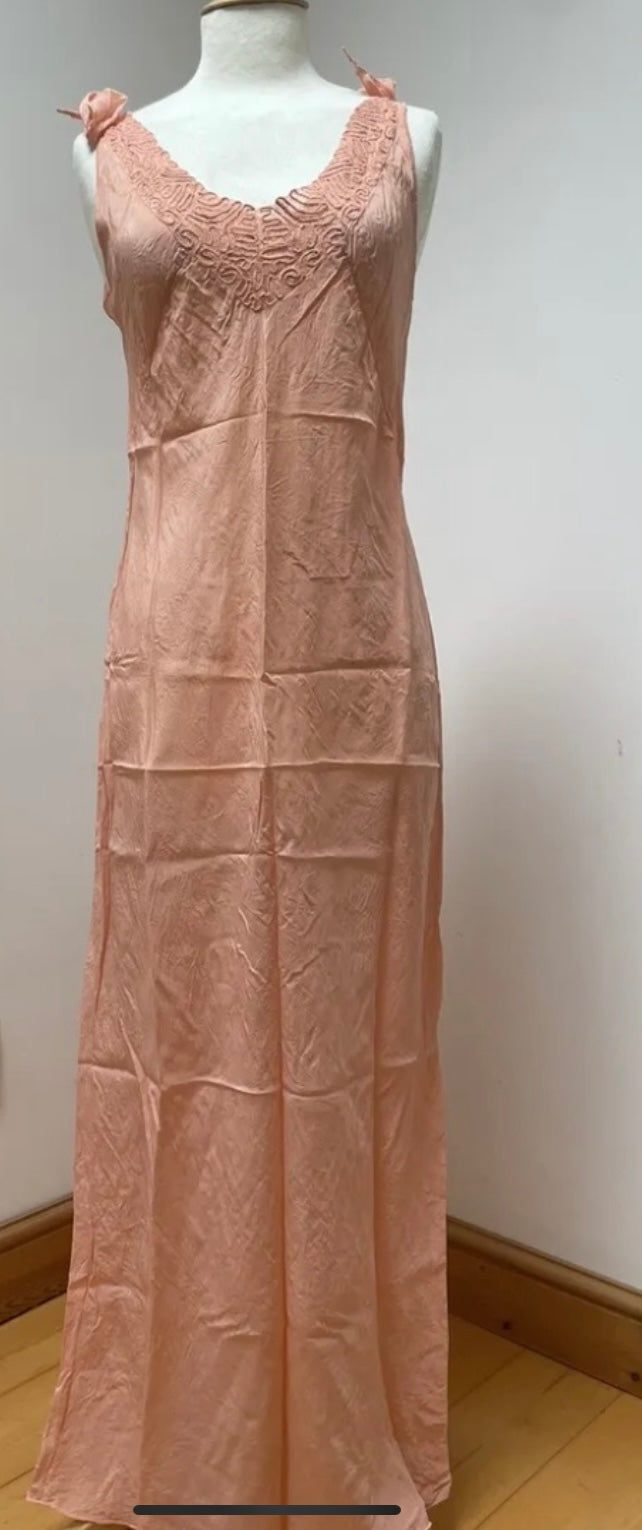 30’s silk nighty and matching slip