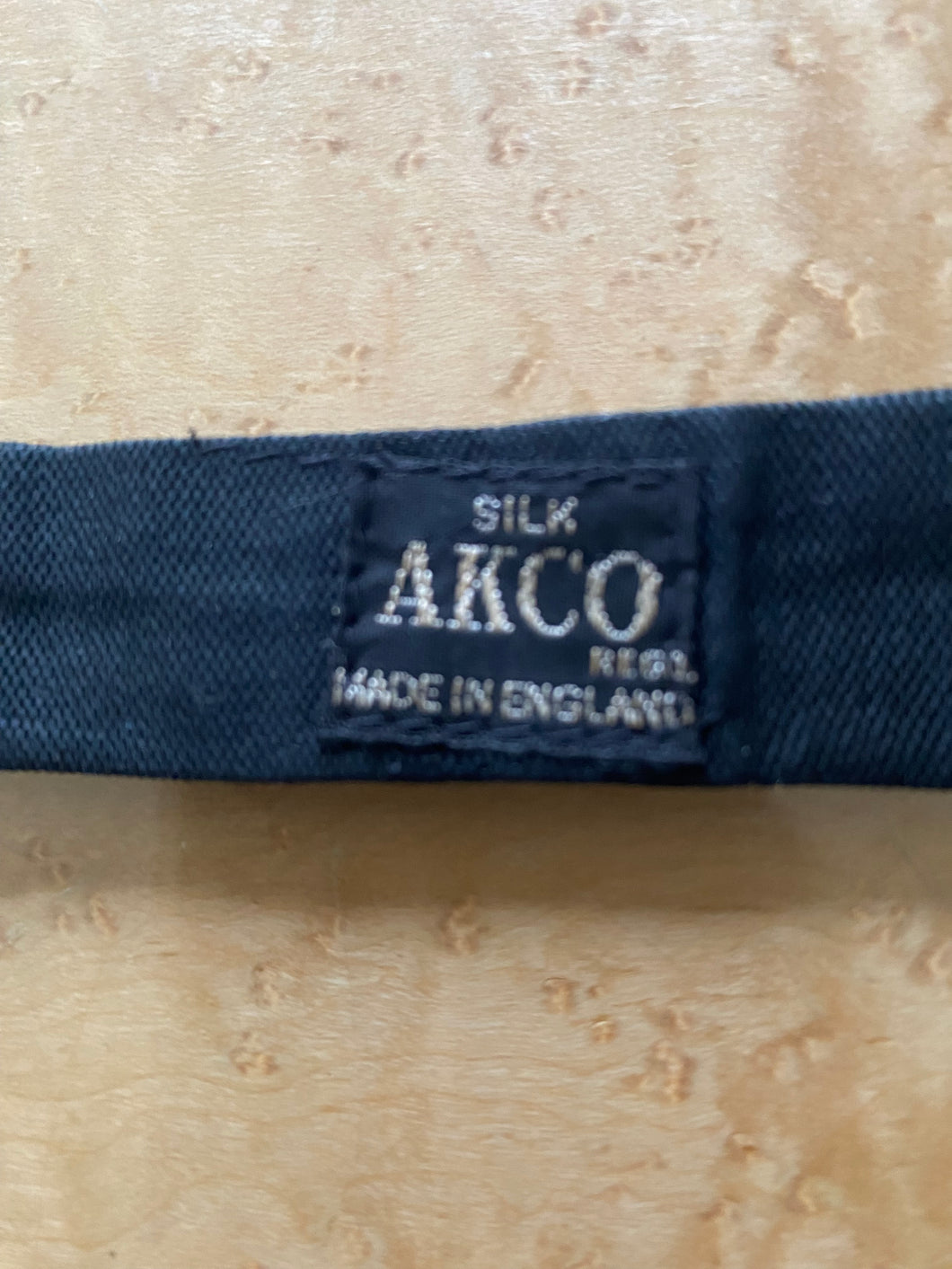 Akco black bow tie